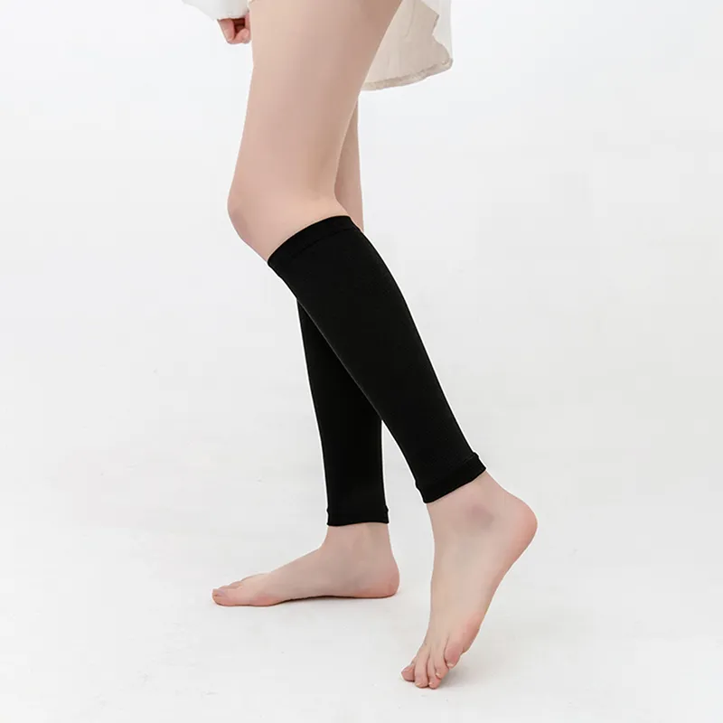 S-XL Elastic Open Toe Knee High Stockings Calf Compression Stockings Varicose Veins Treat Shaping Graduated Pressure Stockings 2