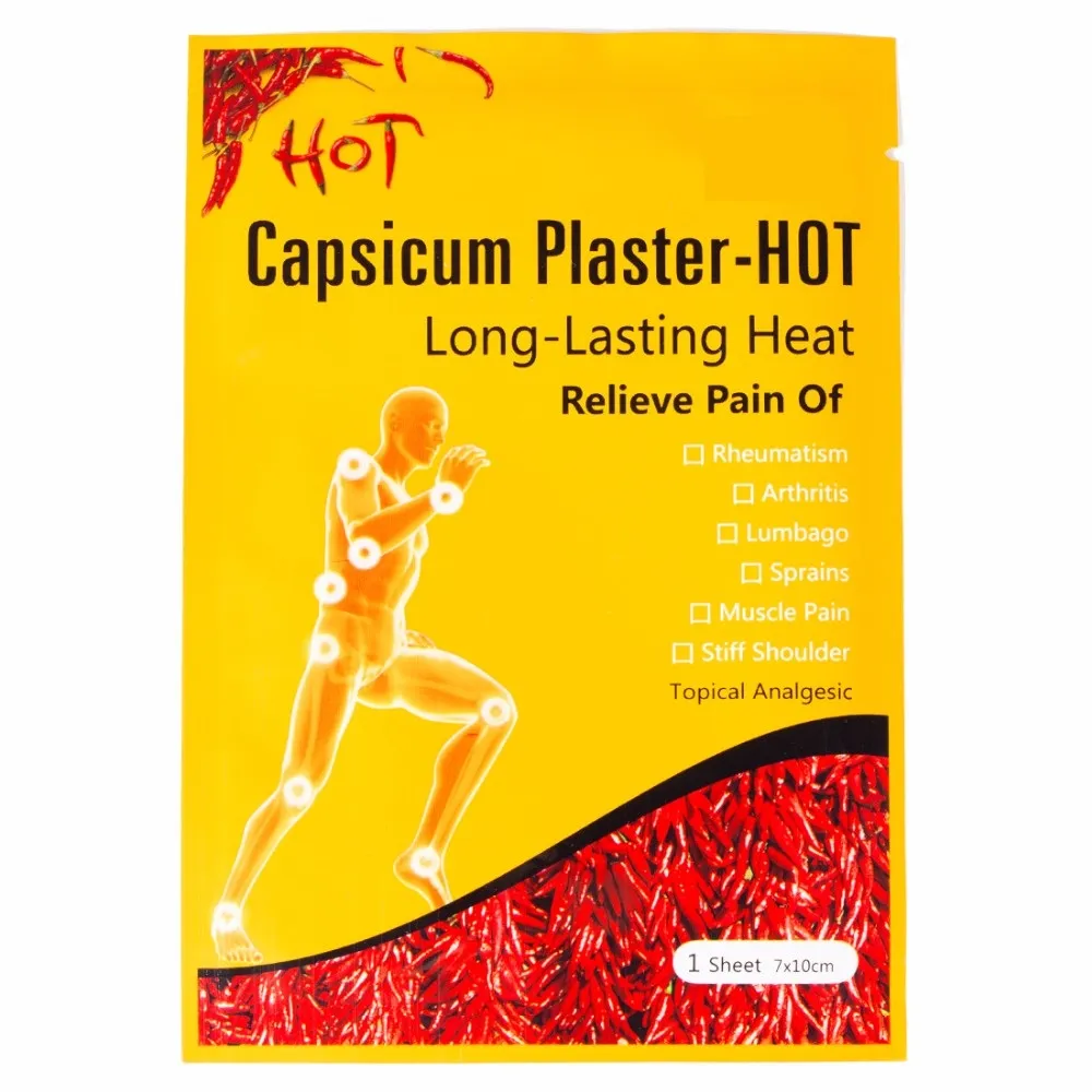 Medical Neck and Shoulder Pain Relief Plaster Hot Pain Patch Capsicum Plaster 5