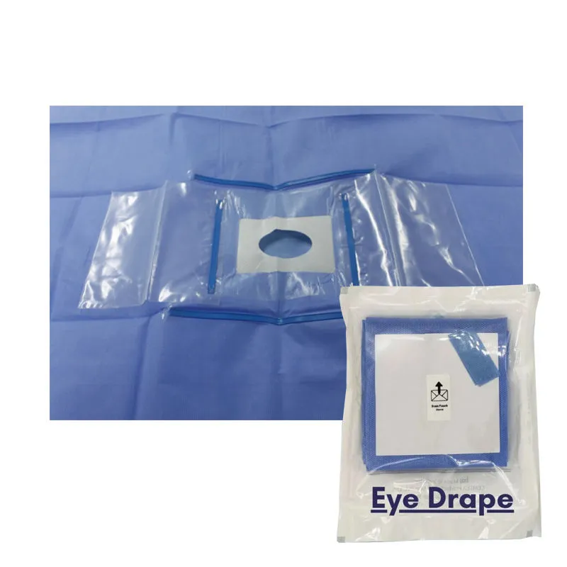 Disposable Surgical Consumable Ophthalmology Eye set Sterile Ophthalmic Drape Pack 2