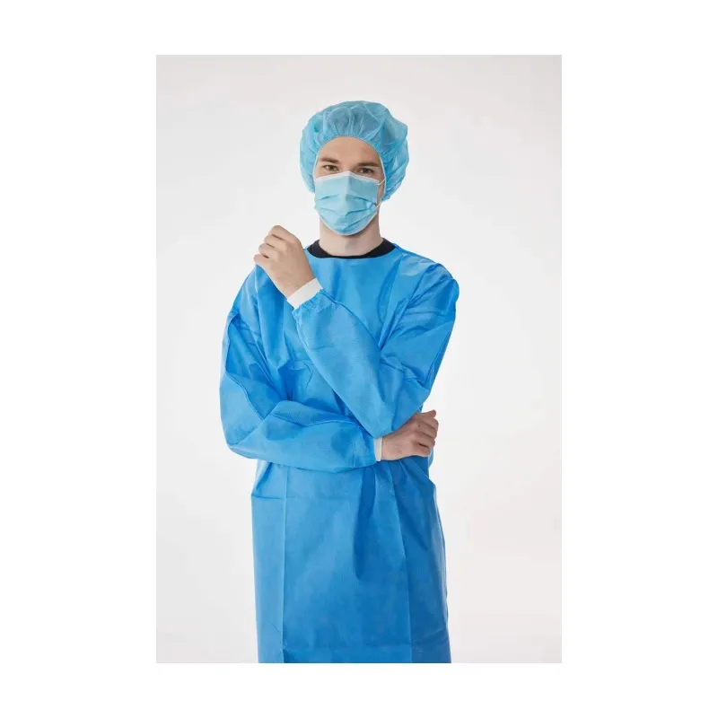 Disposable Consumable PP/PP+PE/SMS Isolation Protective Gown with Non-Woven Fabric 5