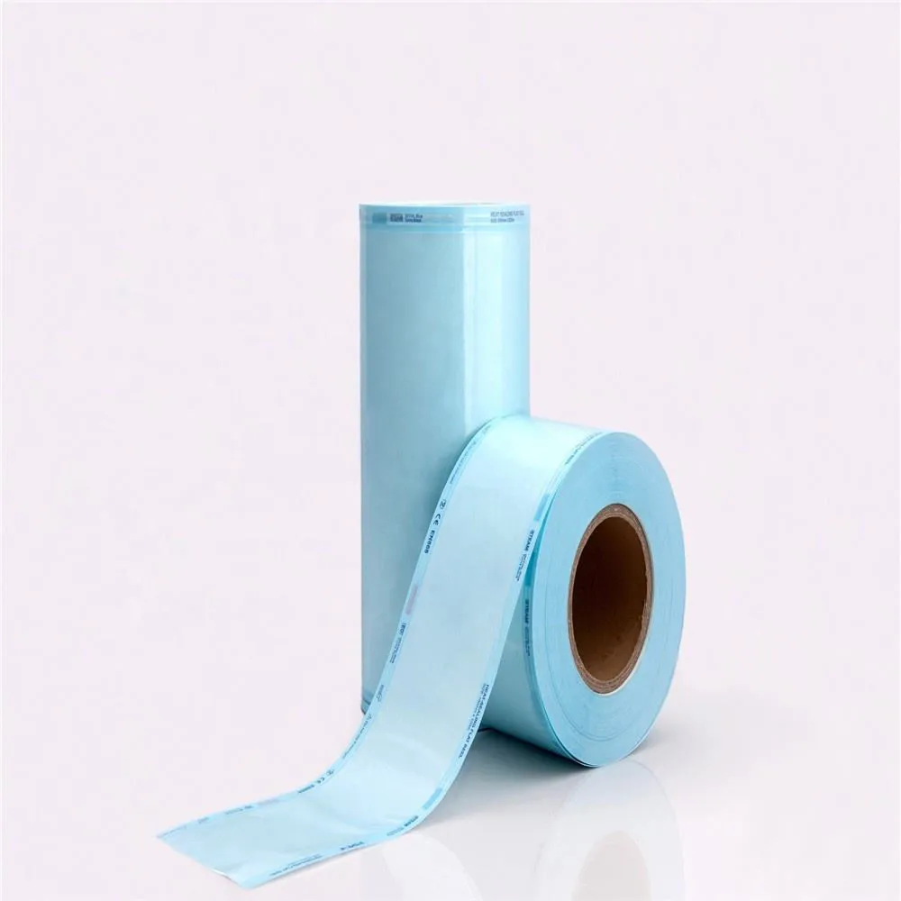 Disposable Autoclave Medical Paper Sterilized Flat Reel Pouches 3