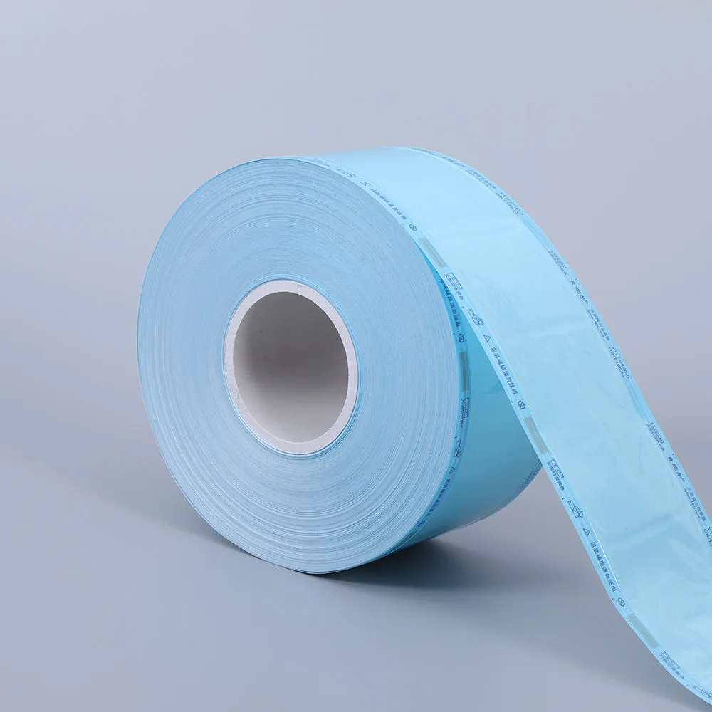 Disposable Autoclave Medical Paper Sterilized Flat Reel Pouches 4