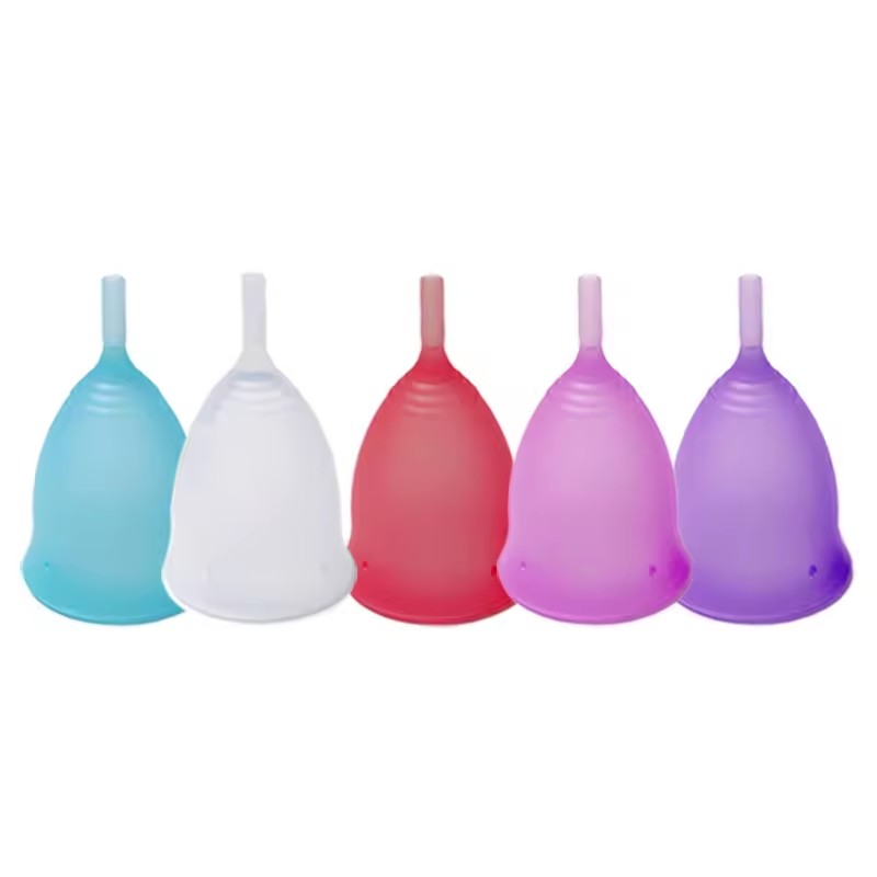 Recyclable silicon menstrual cup for women 3