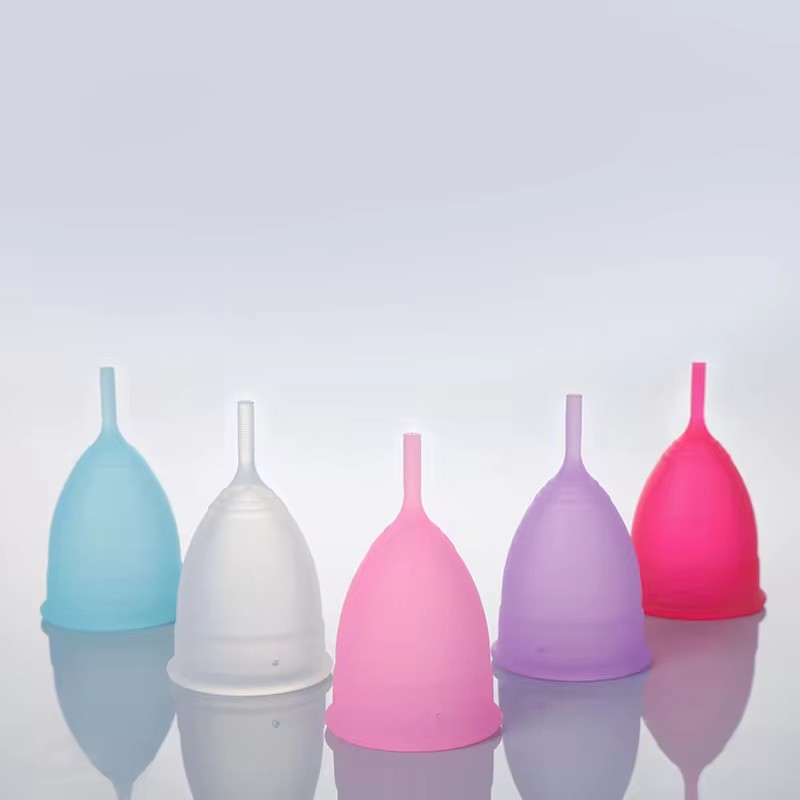 Reusable medical silicon S L menstrual cup for lady care 6