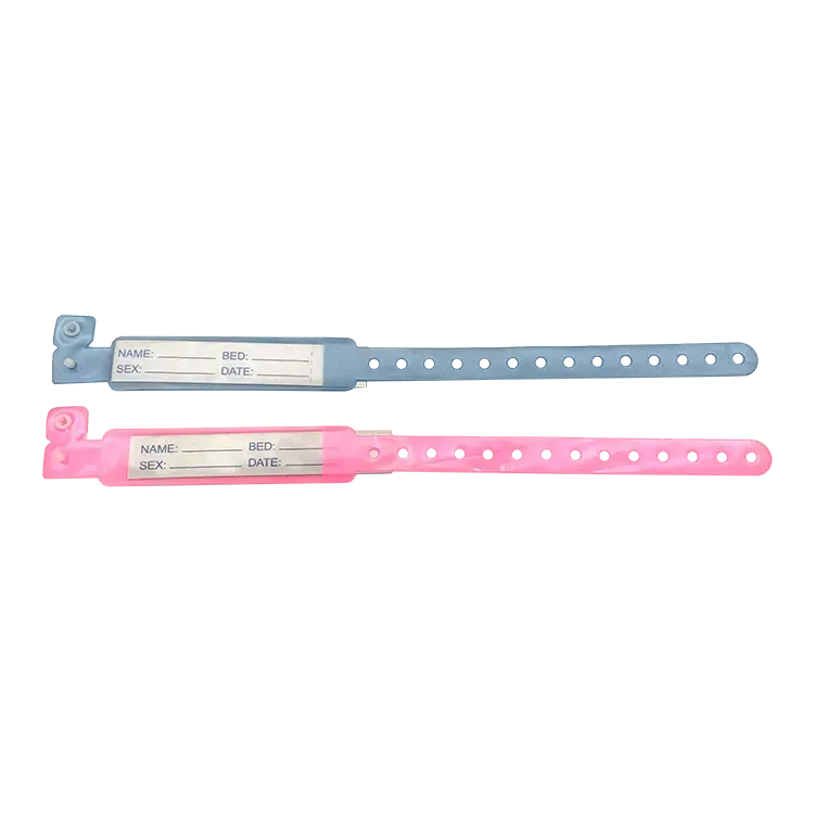 Disposable Use Soft PVC Vinyl Wristbands Patient Identification 2