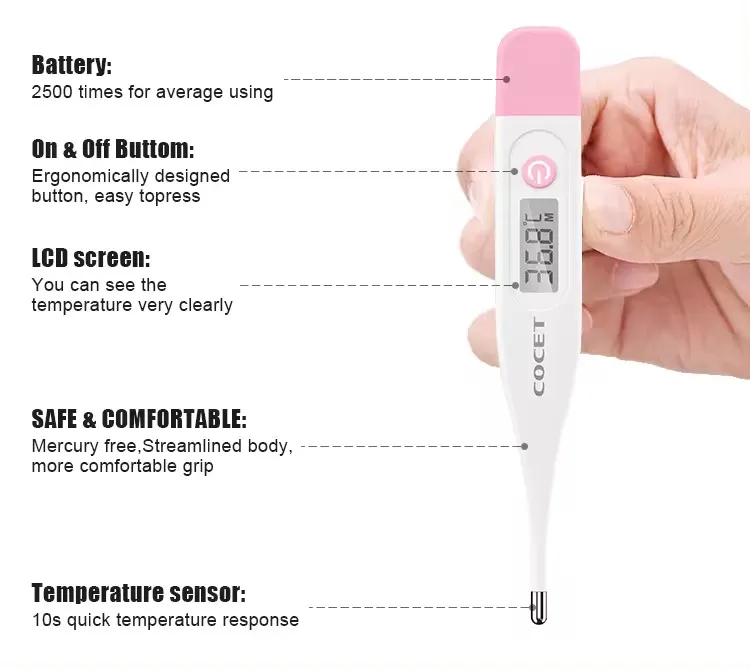 Baby Electronic Clinical Termometros Digital Temperature Thermometer 2