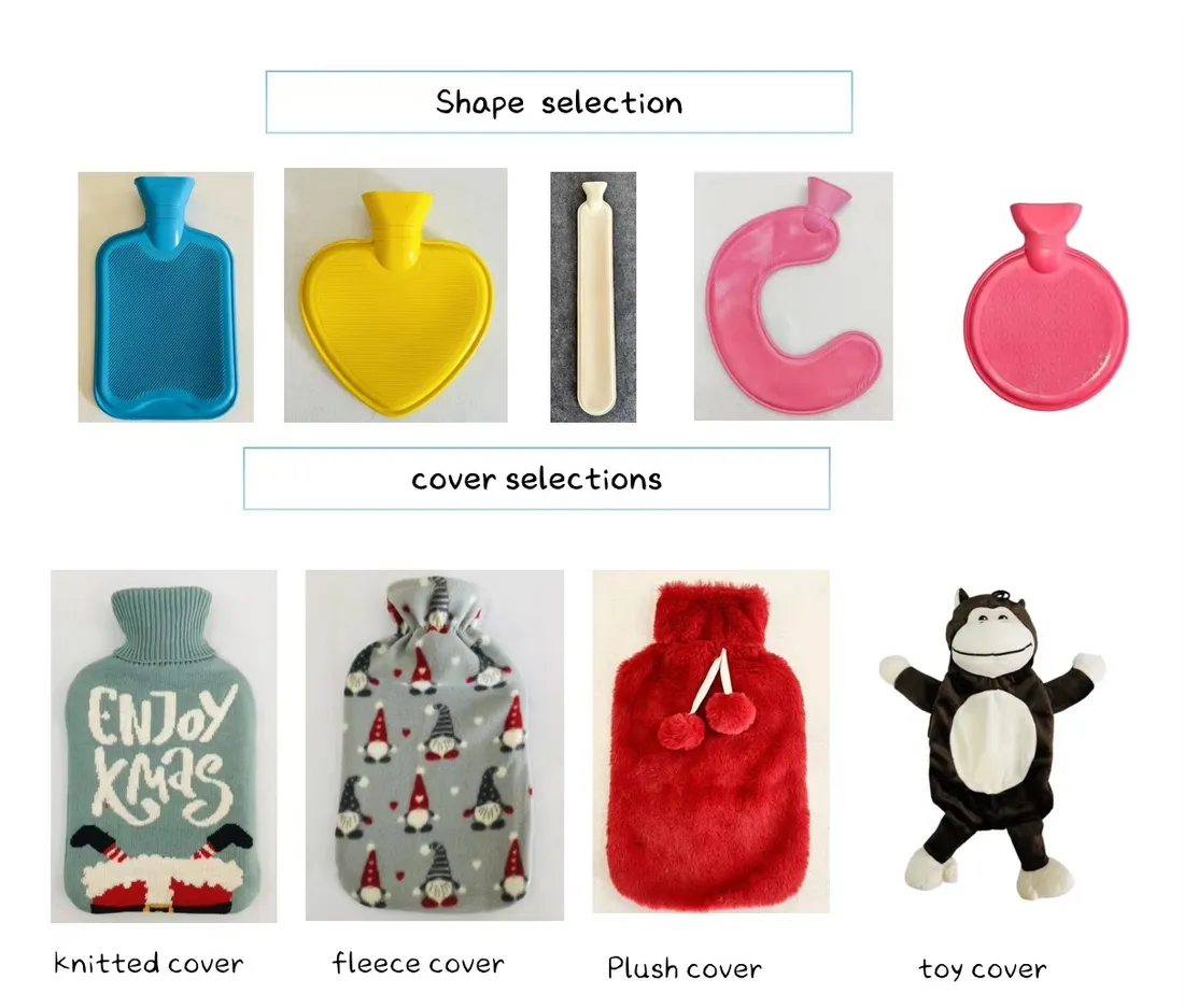 Hand Warmer Hot Water Bottle with or without Cover 3