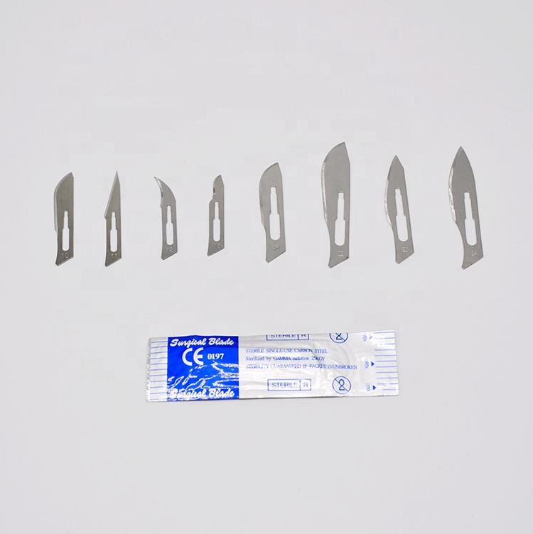Disposable Sterile Medical Carbon Stainless Steel Scalpel Surgical Blade 3