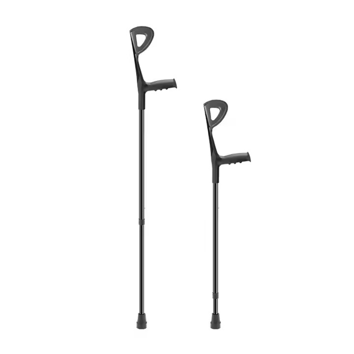 Adjustable Aluminum Crutches for Elderly Disabled Adults Lightweight Durable Mobility Aid with Ergonomic Handles Non-Slip Tips