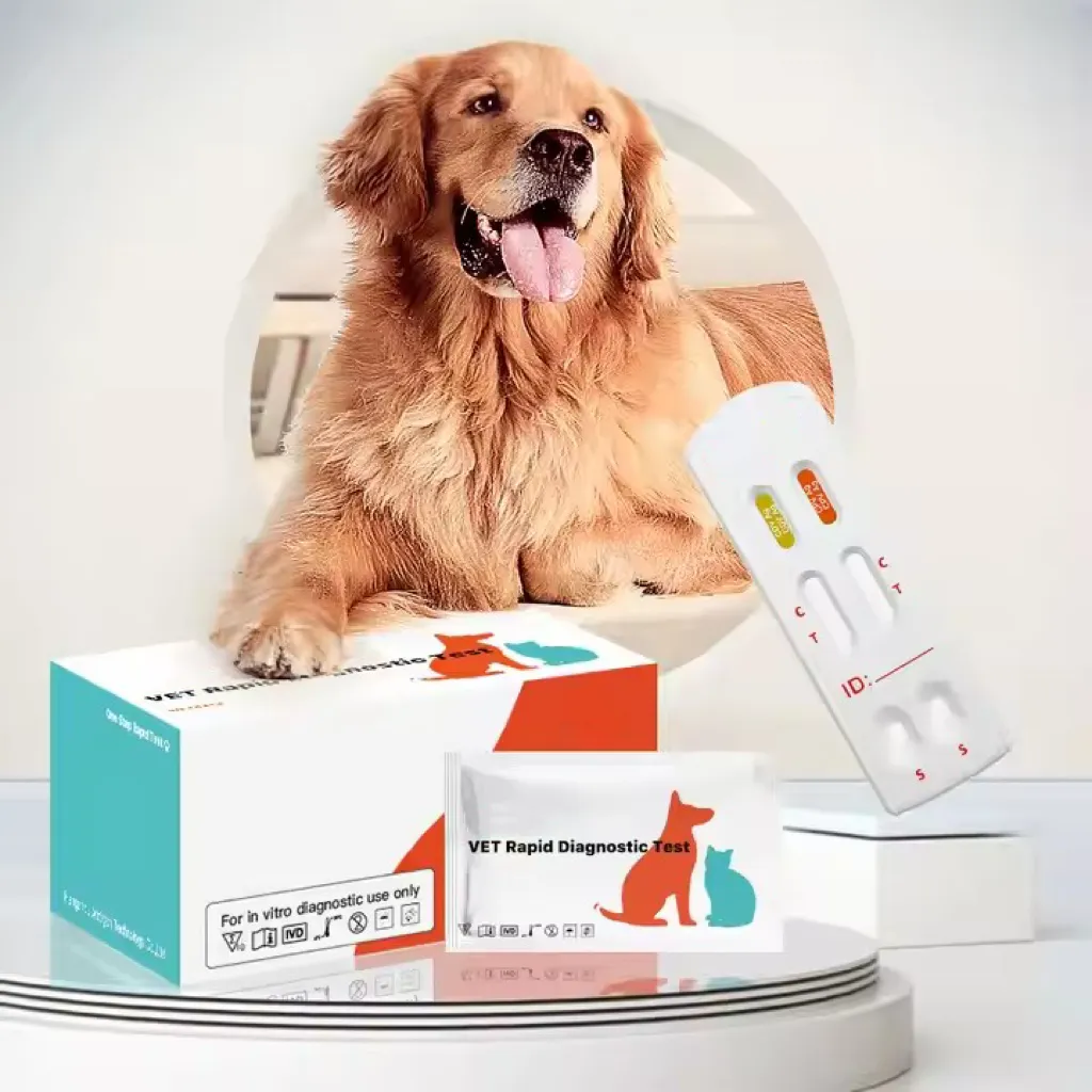 Canine CDV Ag Rapid Test Kit | Canine Distemper Virus Antigen/veterinary test Kits | Veterinary Clinic Diagnostic Strips 9