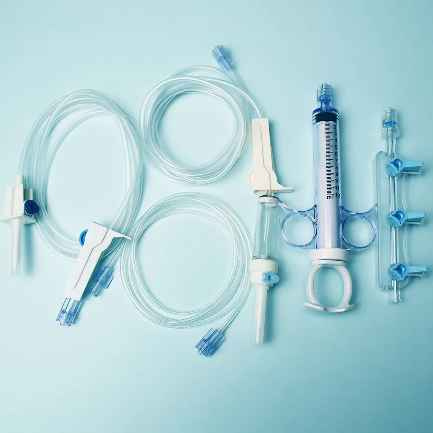 Disposable Interventional Accessories 2/3 Port Manifold Set Medical Manifold Kits