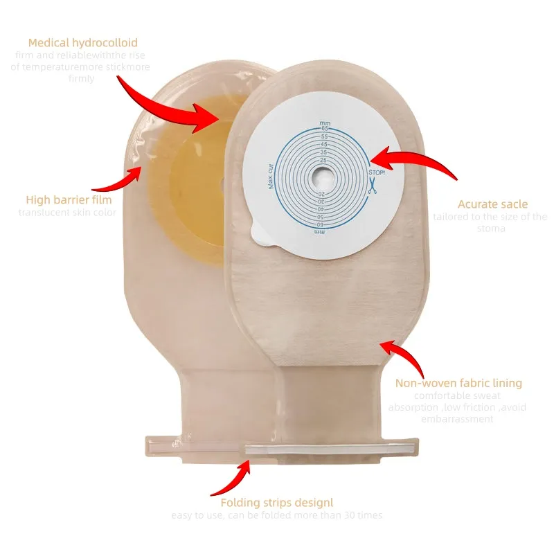 Disposable Colostomy Bag Company China Medical Supplies Ostomy Care Products 4