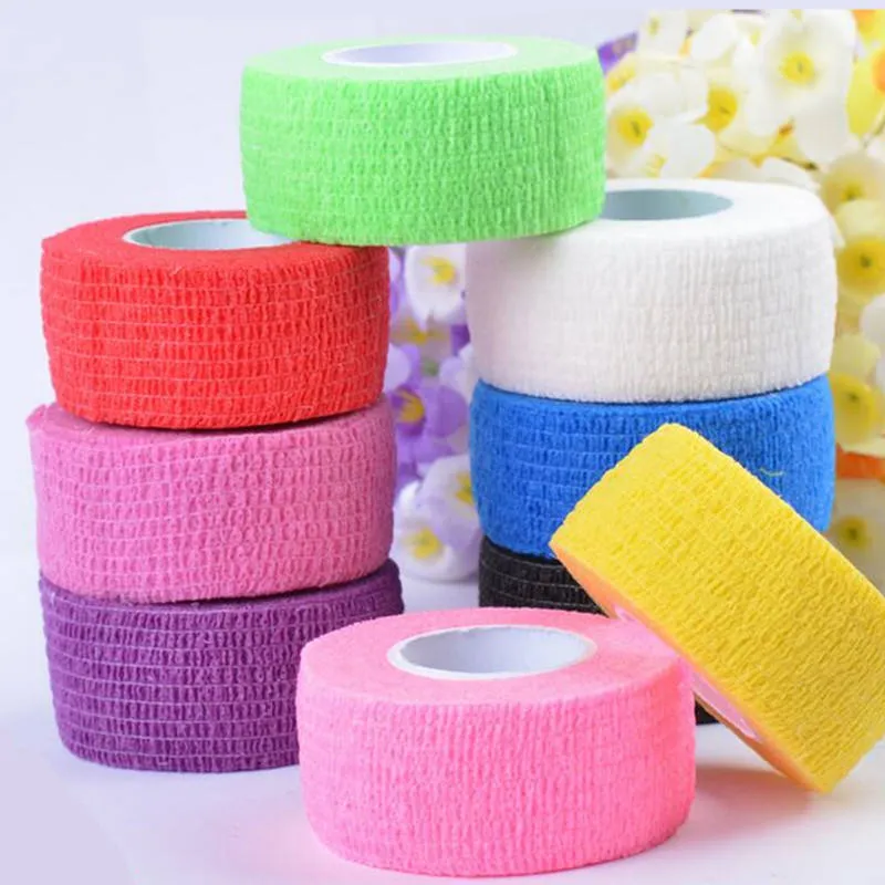 Customized Medical Colored and High Elastic Cohesive Self Adhesive Bandage for Joint Protection