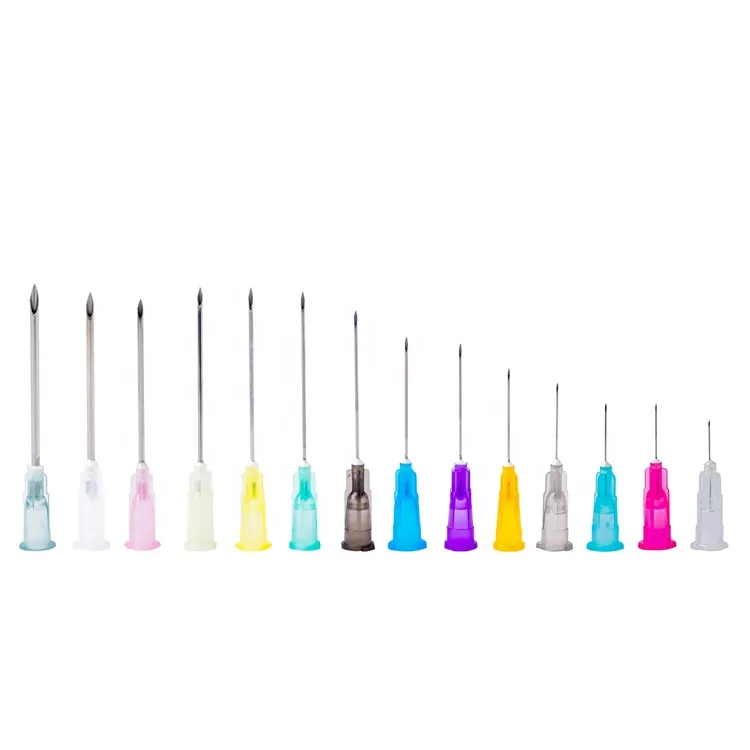 Full Size Sterile Blunt Pre-bent Needle for Dental Dental Syringe Dispensing Tips Pre-curved Dermal Hypodermic Filler Cannula