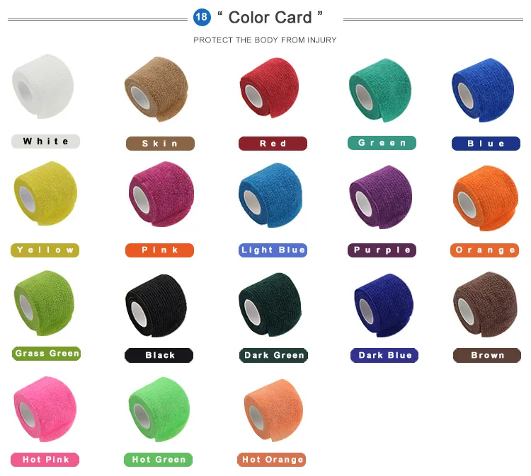 Medical Elastic Cohesive Self Adhesive Bandage Venda Elastica Autoadhesiva Adhesive Bandage