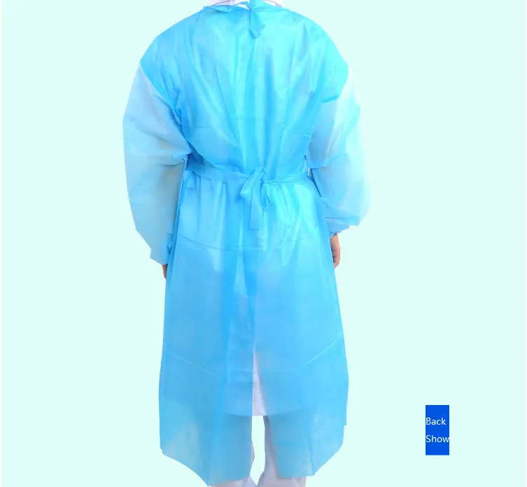 Disposable CPE /SMS Surgical Gown Sterile / Non-sterile 4