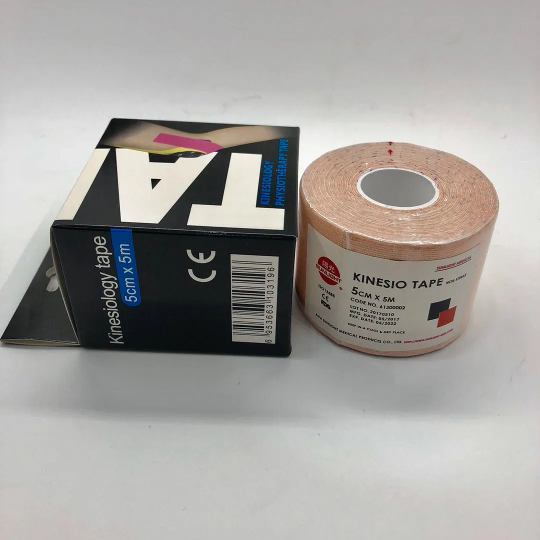 Uvioresistant Skin Color Adhesive Kinesiology Sport Tape 5