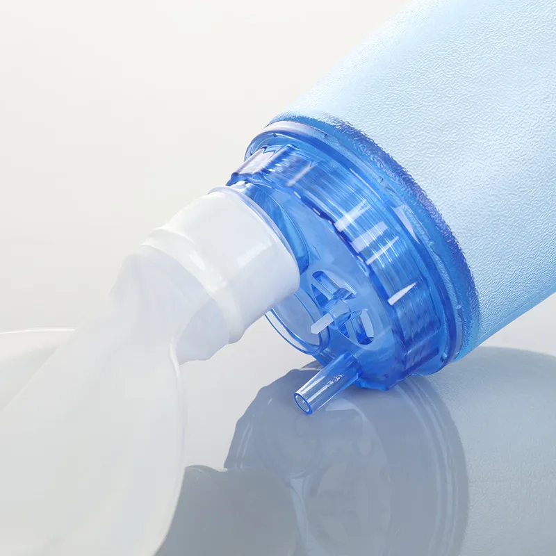 Experts recommended Medical blue neonatal silicone PVC SEBS resuscitator