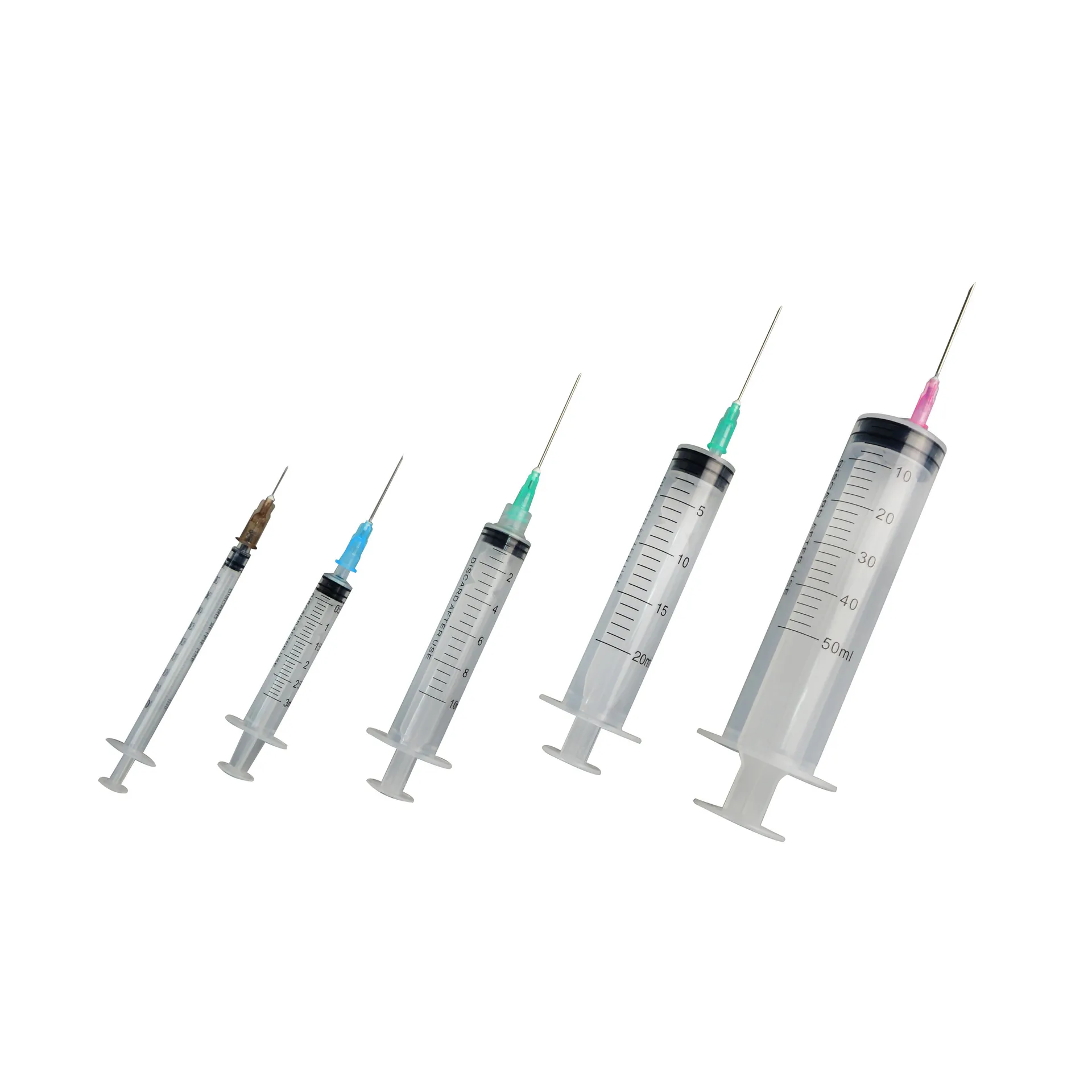 Medical disposable plastic 1ml/1cc syringe