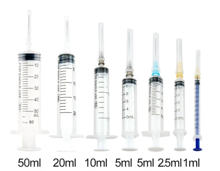 CE&ISO 20ml Sterile Plastic Disposable Syringe