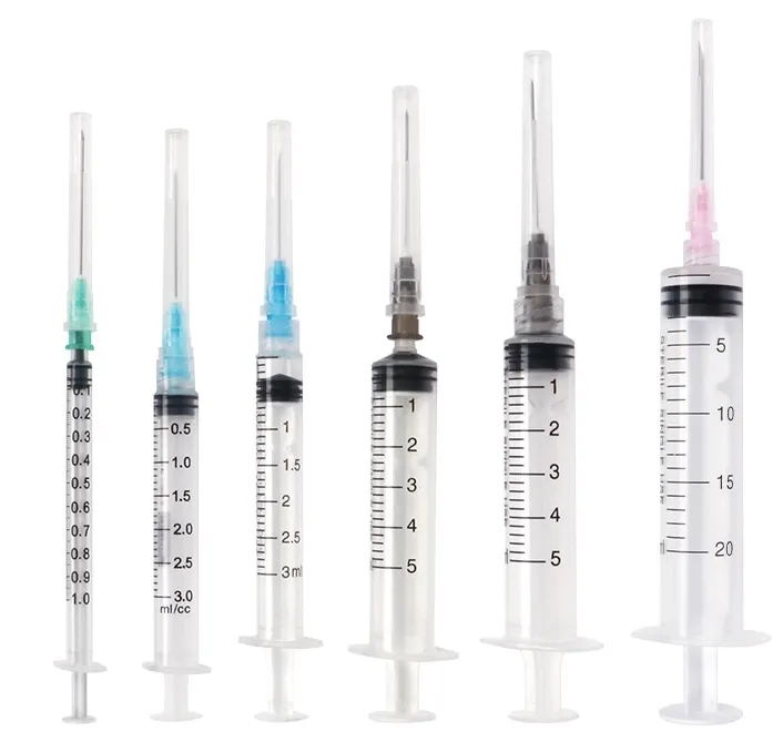 CE&ISO 20ml Sterile Plastic Disposable Syringe 3