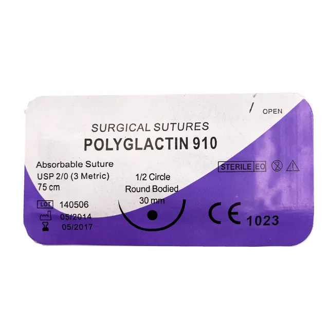 Disposable medical non-absorbable polypropylene monofilament suture/sutures