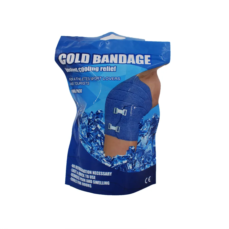Medical relief pain sports adhesive elastic cold bandage