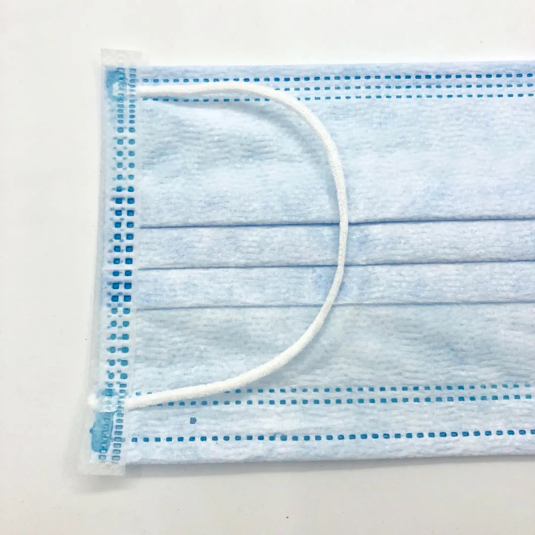Disposable Filter Paper Rubber Elastic Earloop Face Mask 6