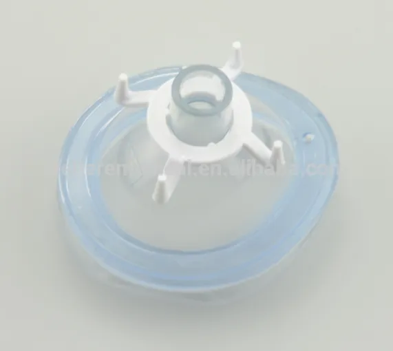 PVC Anaesthetic Anaesthesia Face Mask with Inflatable Rim 2