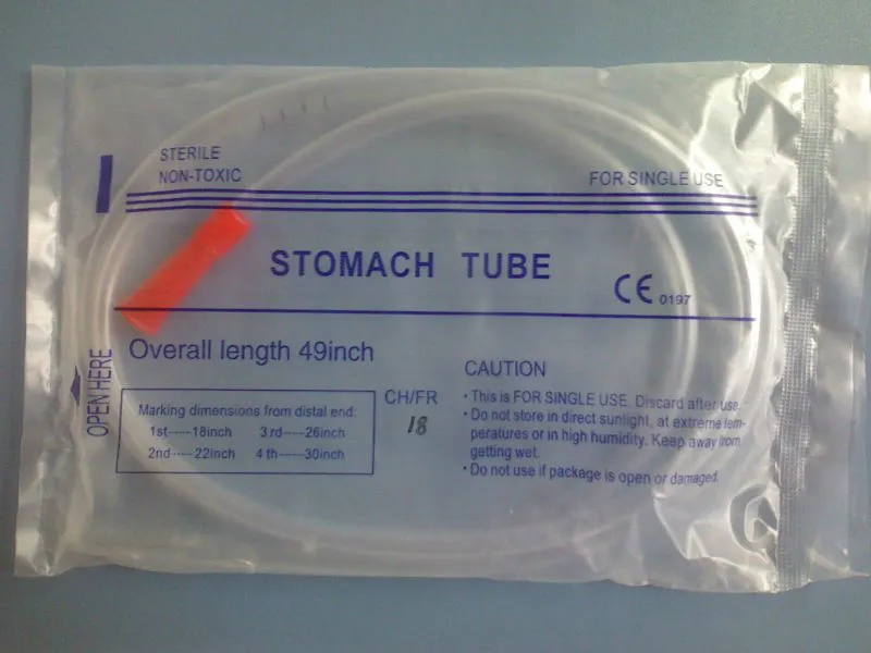 Medical Disposable PVC Stomach tube with FDA,CE,ISO 6