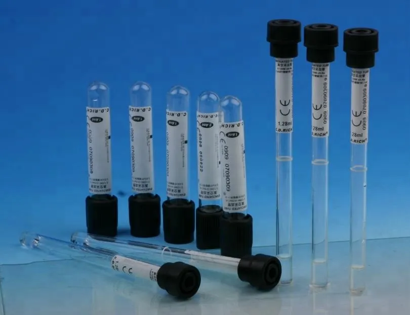 Vacutainer PET/Glass black ESR tube sodium citrate 1:4 With CE,ISO 5