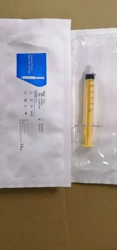 Medical consumables Colored Piston Specialty Syringe of Polycarbonate Material 6