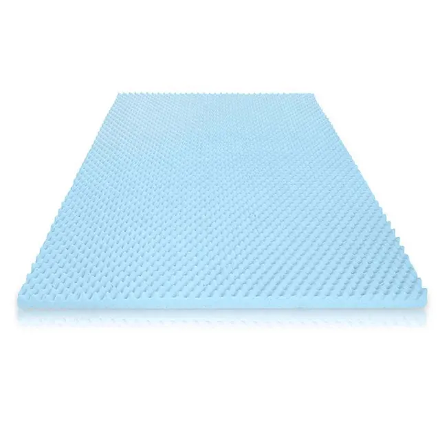 Hospital Rehabilitation Egg Crate Foam Mattress Topper - Full, Mattress Pad Provides Great Pressure Relief