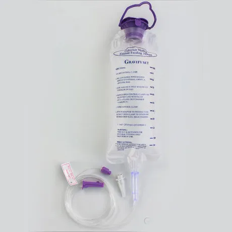 Medical Enteral Feeding Bag Gravity Set with FDA,CE,ISO 4