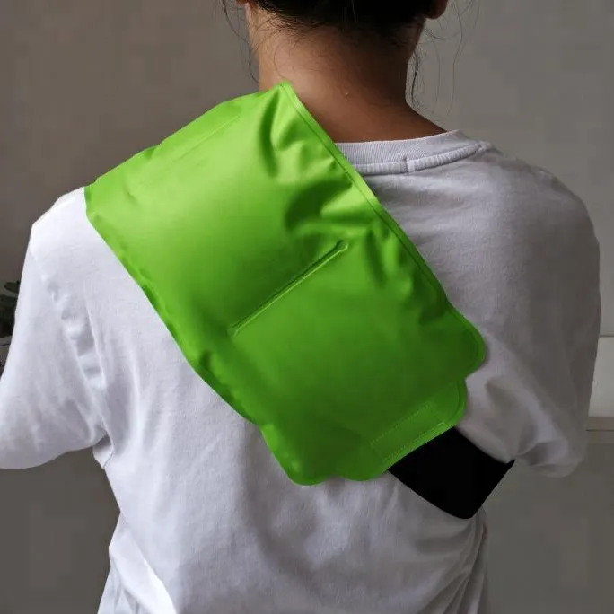 Therapy cool pack hot and cold pack flexible gel ice pack with adjsutment vel cro strap 4