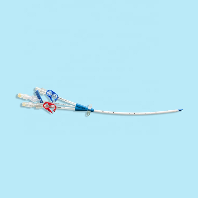 Disposable Triple Lumen Dialysis Catheter TPU Material Hemodialysis Catheter 2