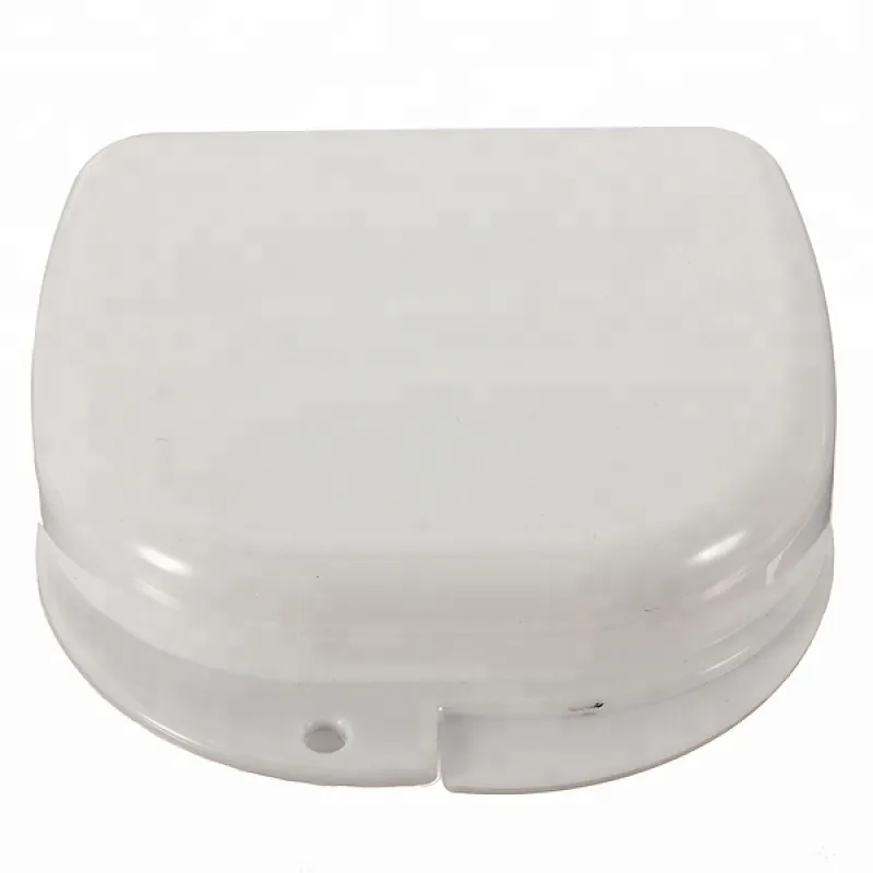 Denture Bath Box Case Dental False Teeth Appliance Container Storage Boxes Dentures Cleaner 2