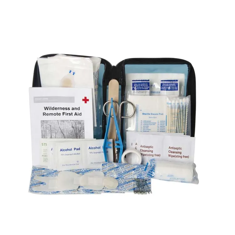 Transparent home camping first aid kit customized travel medical kit