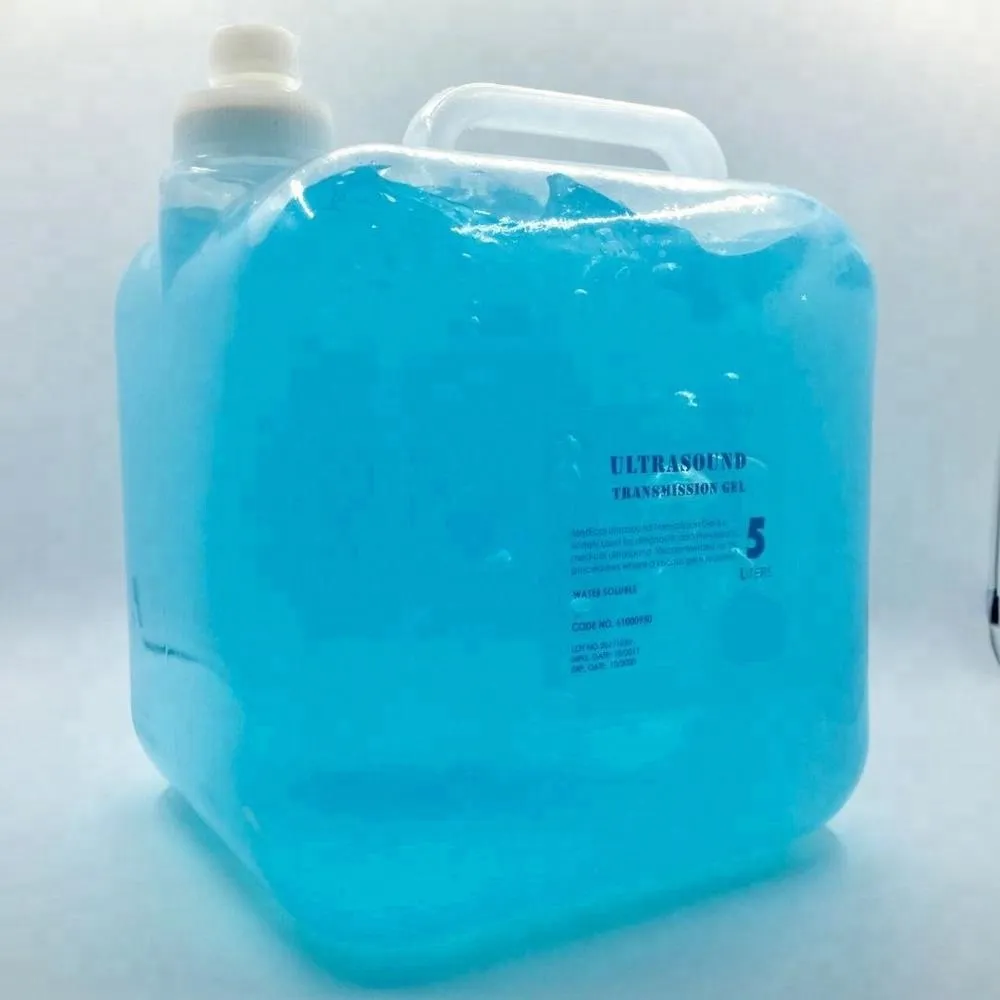 Medical Transparent or Blue Ultrasound Transmission Gel 3