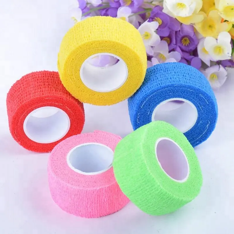 Non-woven Cohesive Bandage Colored Self-Adhesive Elastic Bandage For Finger