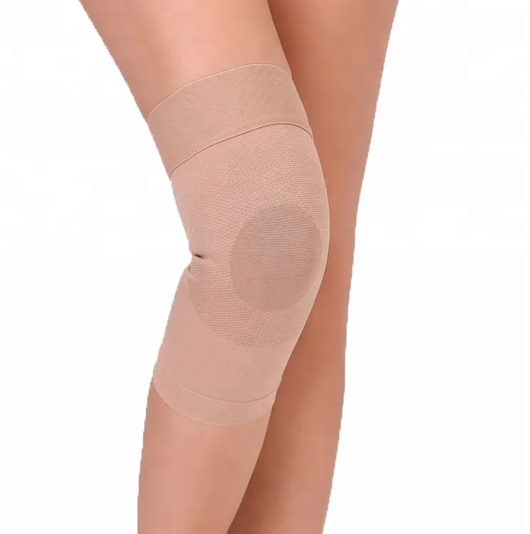 CE ISO FDA sport safety Customized elastic knitting knee support sleeve/sleeves