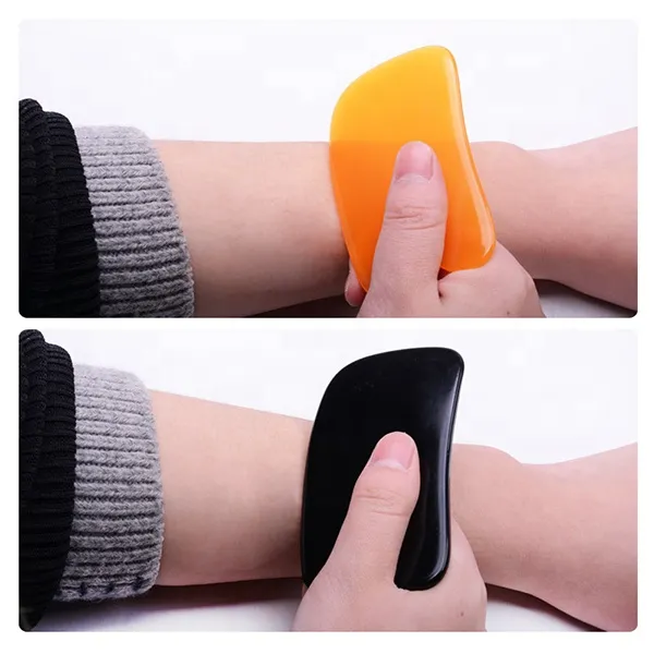 Gua Sha Guasha Board SPA Acupuncture Scraper for Face Back Arm 6