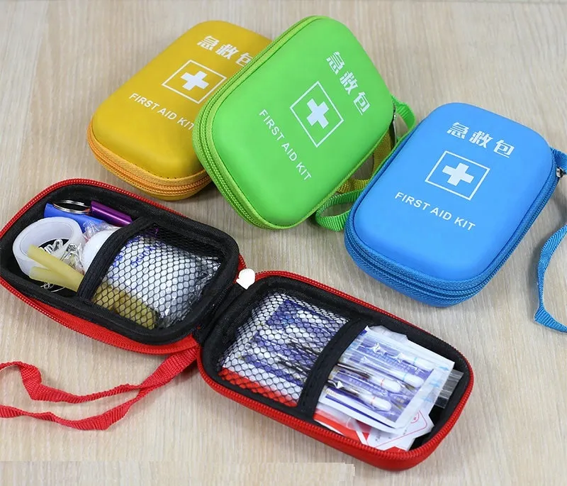 Waterproof outdoor family portable small first aid kit suit family car travel camping medical kit
