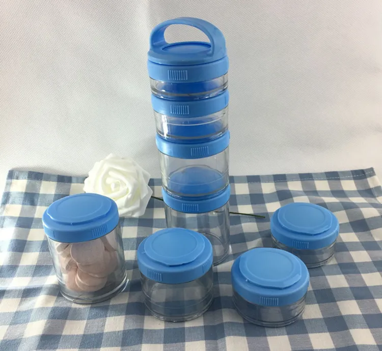 Multi-function group of storage bottles pill organizer