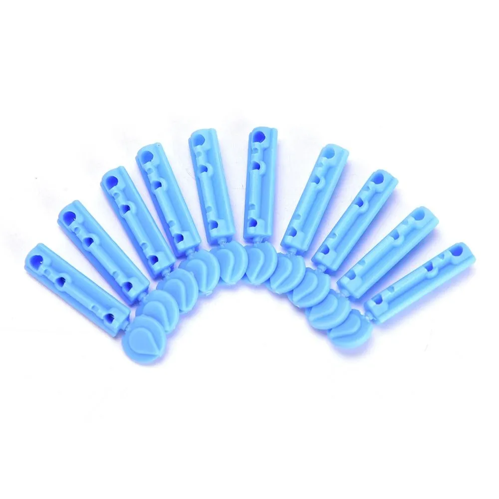 Disposable sterile safety twist blood lancet 3