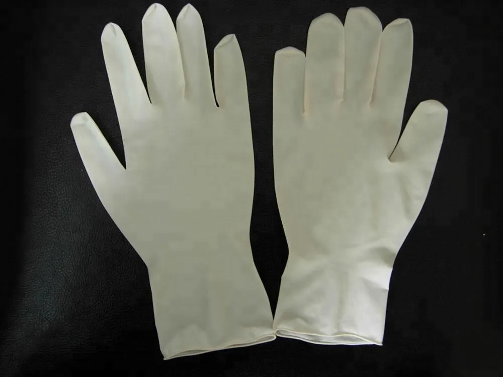 Best Quality Disposable Latex Medical Examination Gloves with FDA,CE,ISO 4
