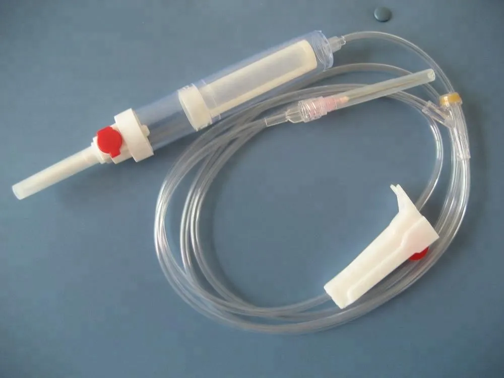 Sterile Blood Transfusion Set With Filter FDA,CE,ISO 5
