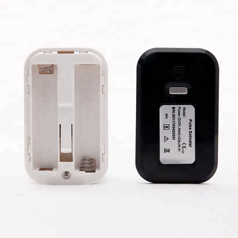 Family health black white Digital Oximeter Blood Oxygen Saturation Spo2 PR Fingertip Pulse Oximeter 2