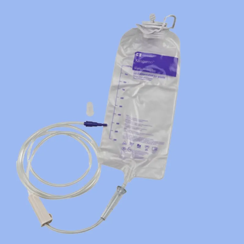 Medical Enteral Feeding Bag Set For Gravity Using with all sizes FDA,CE,ISO 4