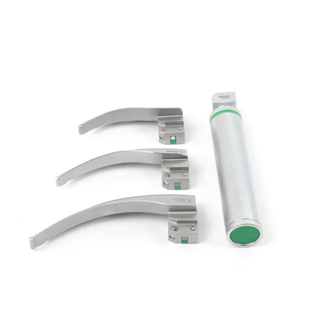 Medical equipment adult pediatric use flexible fiber optic laryngoscope operating laryngoscope